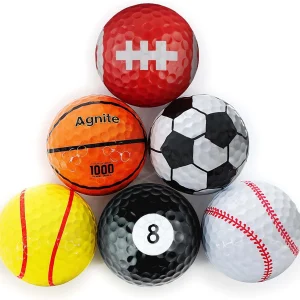 Funny Golf Balls, 6-Pack Colored Golf Balls